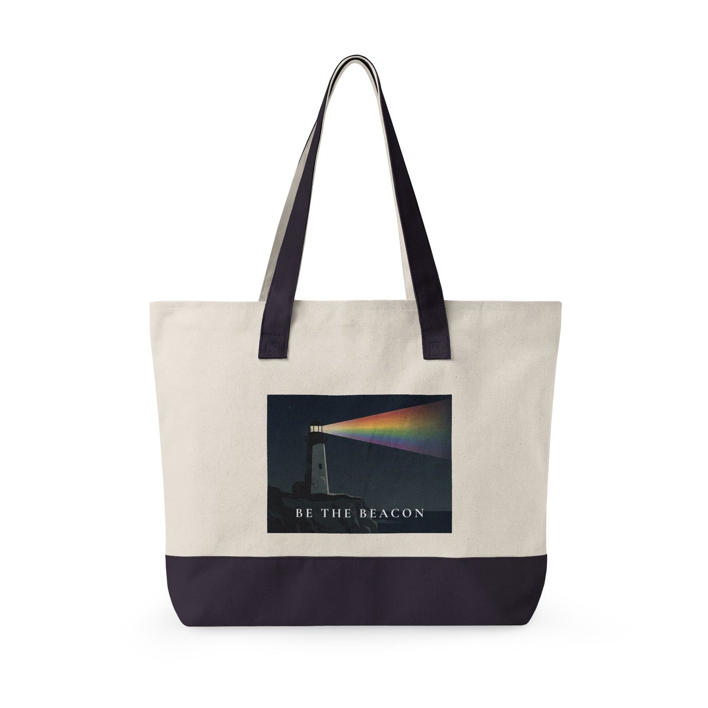Be The Beacon | Zipper Canvas Tote