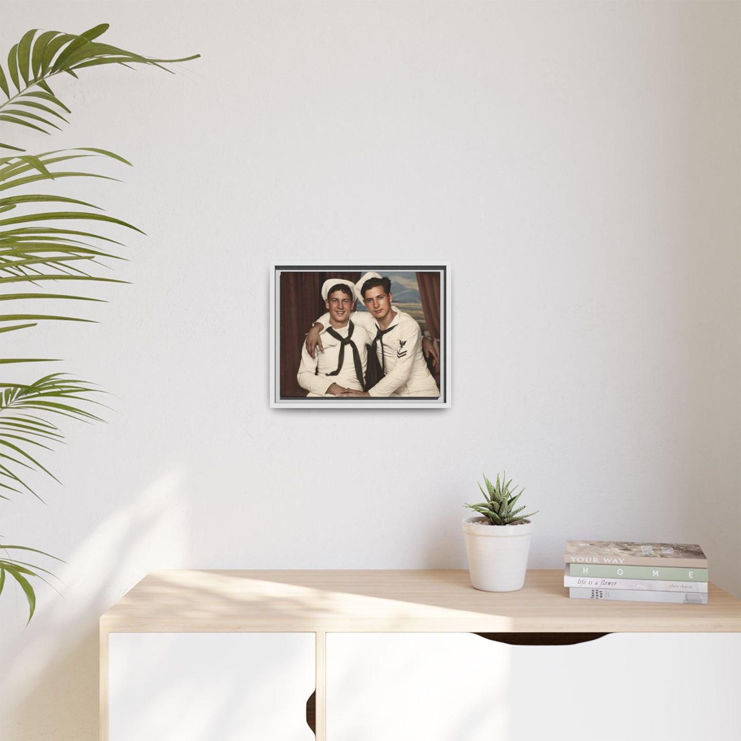 paire 050 | Framed Vintage Photo - Matte Canvas