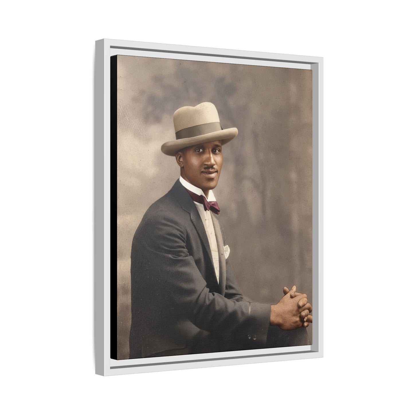 celibataire 004 | Framed Vintage Photo - Matte Canvas