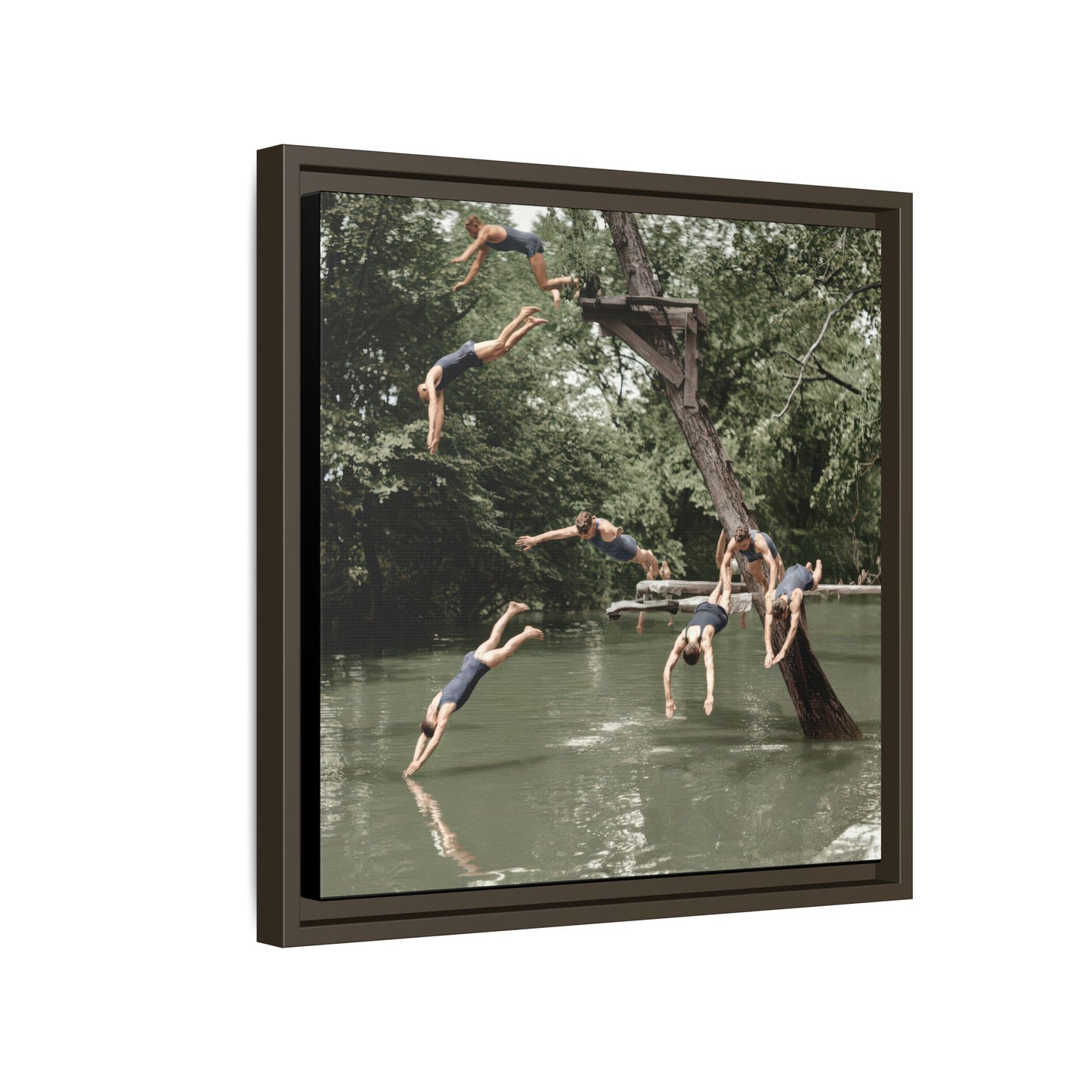 nager 005 | Framed Vintage Photo - Matte Canvas
