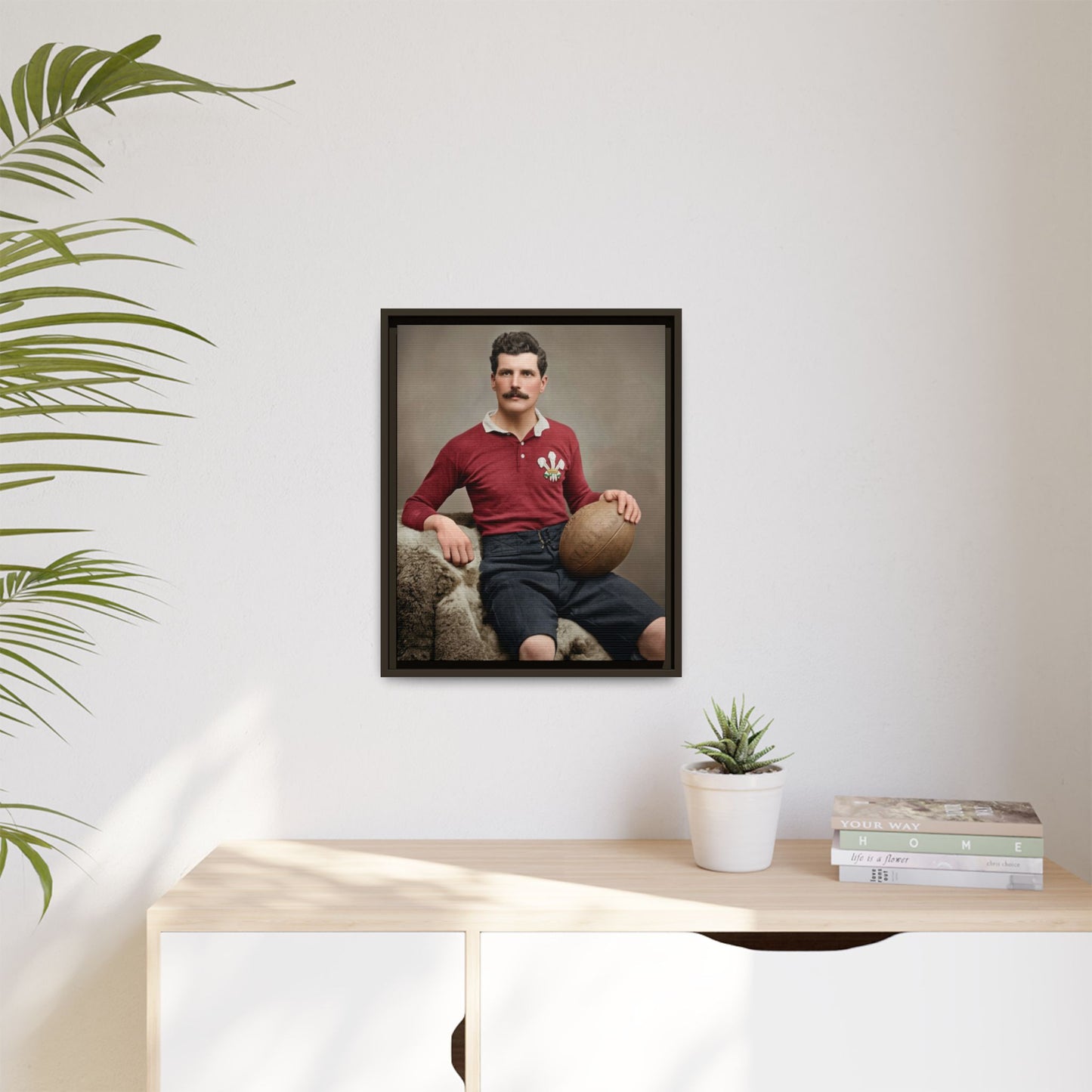 athlétisme 022 | Framed Vintage Photo - Matte Canvas