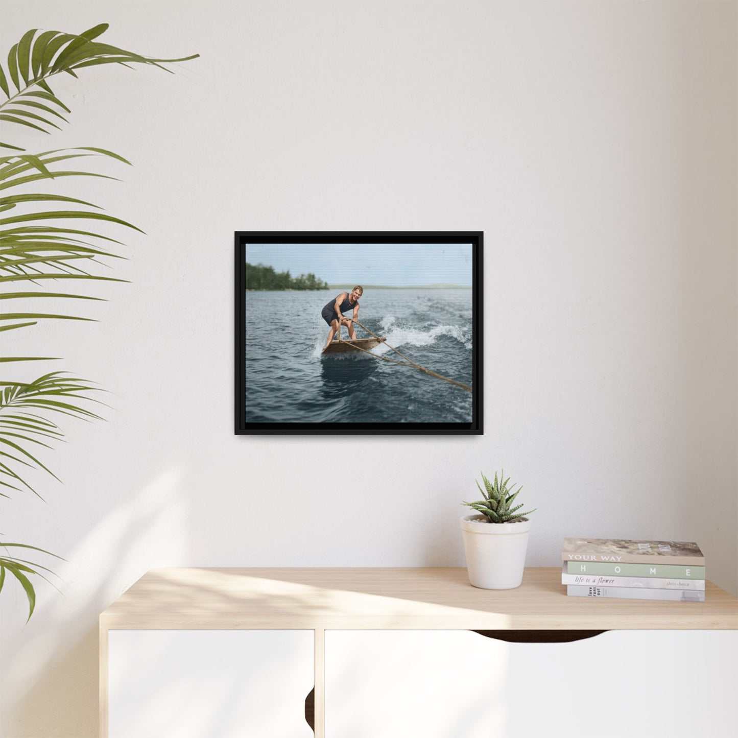nager 015 | Framed Vintage Photo - Matte Canvas