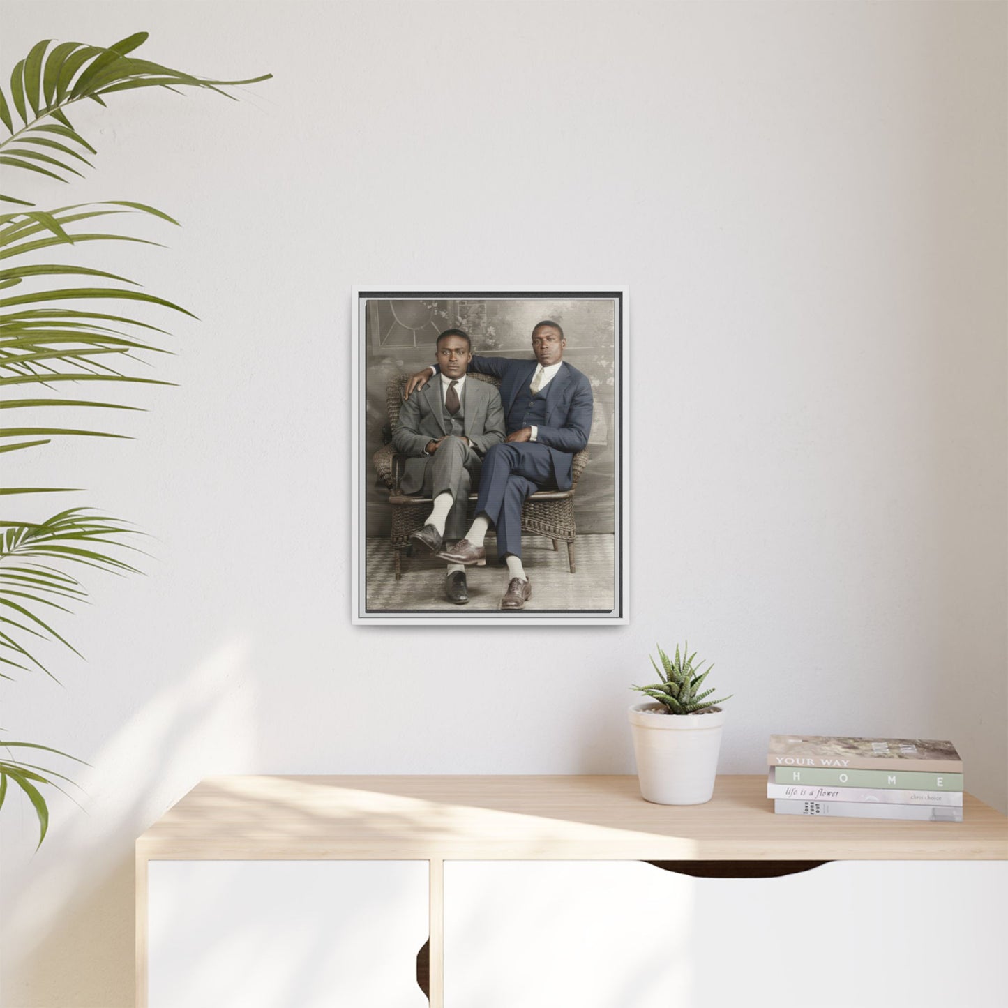 paire 112 | Framed Vintage Photo - Matte Canvas