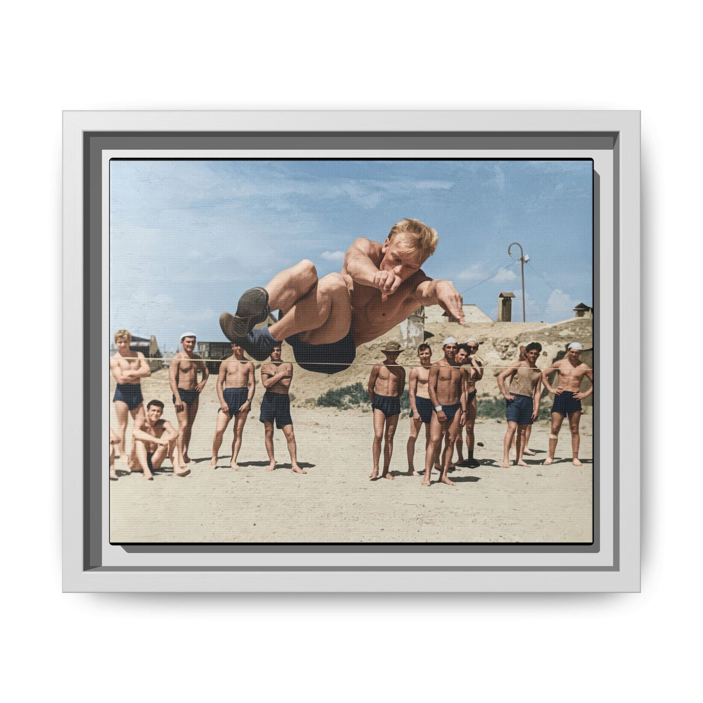 nager 039 | Framed Vintage Photo - Matte Canvas