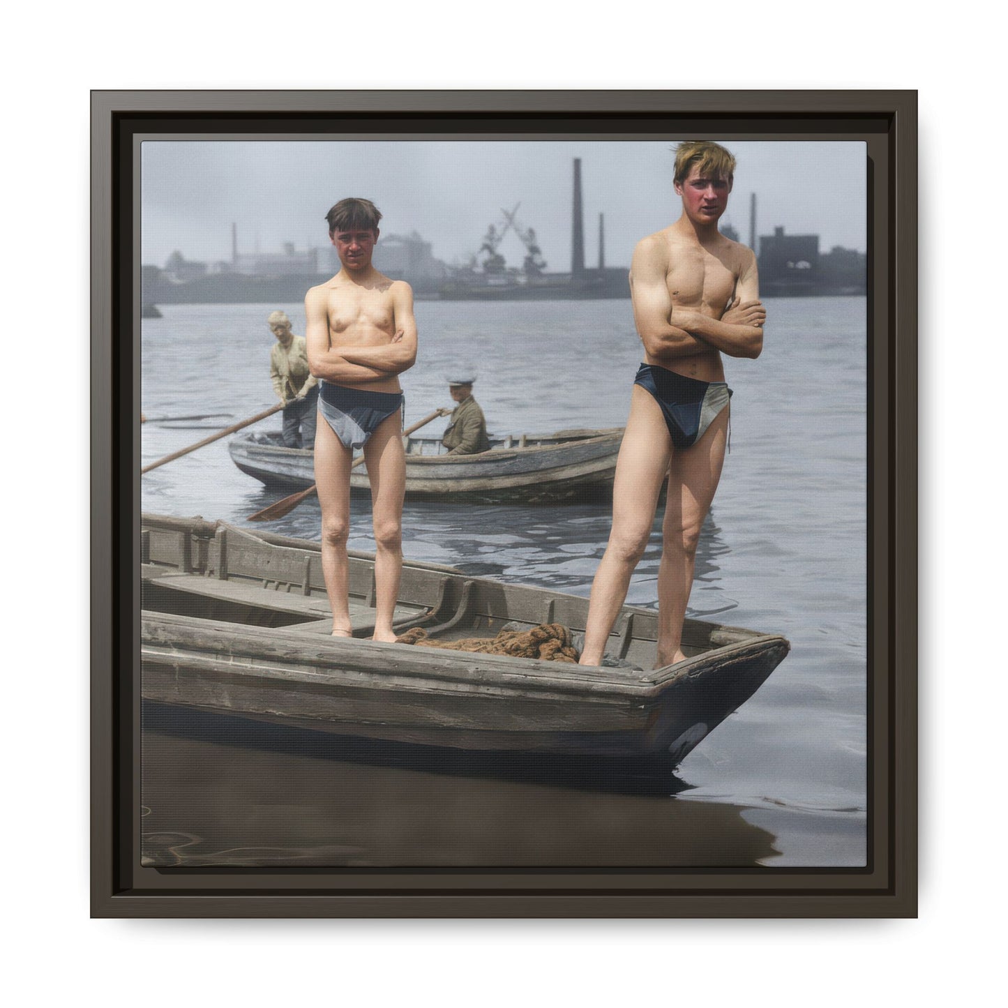 nager 050 | Framed Vintage Photo - Matte Canvas