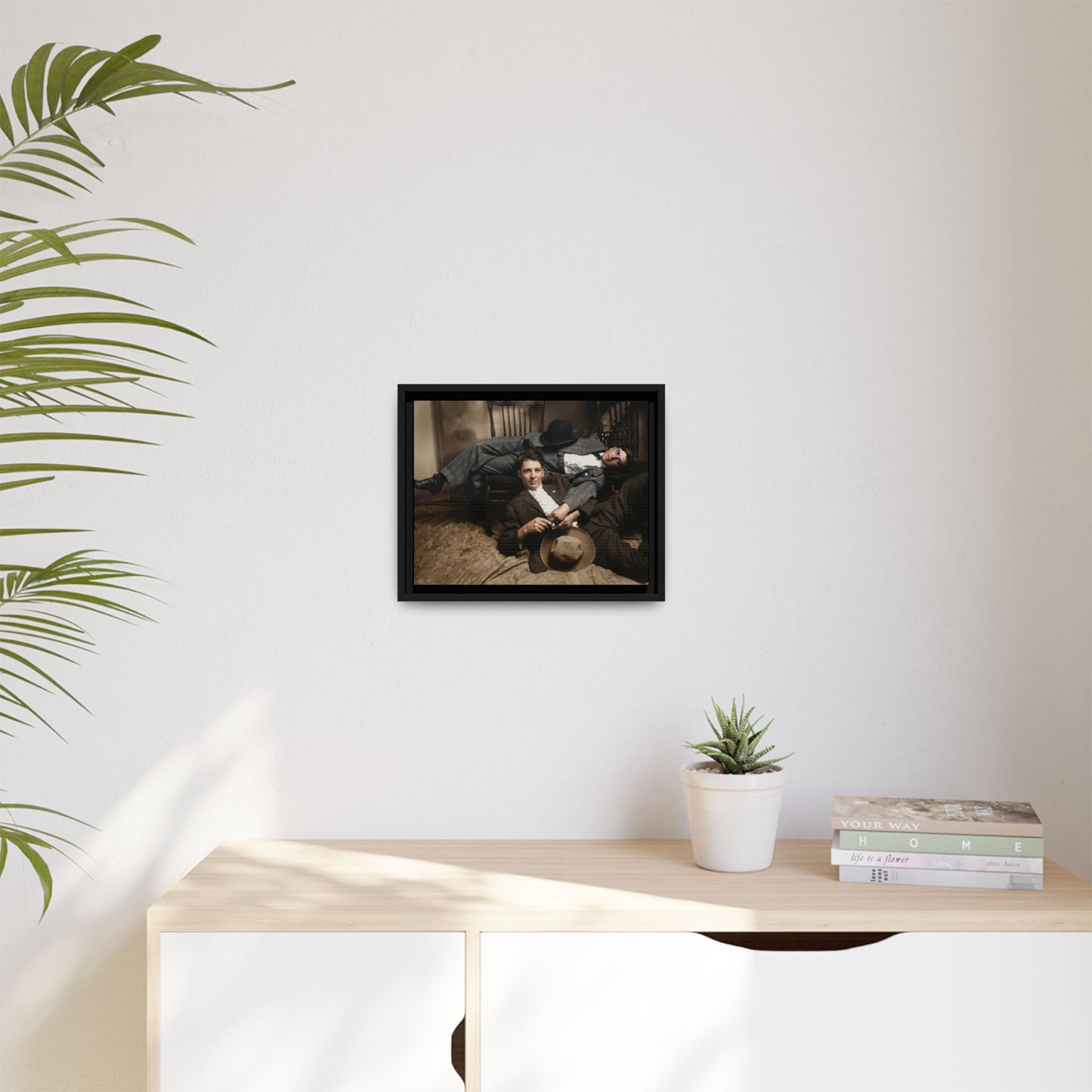paire 020 | Framed Vintage Photo - Matte Canvas