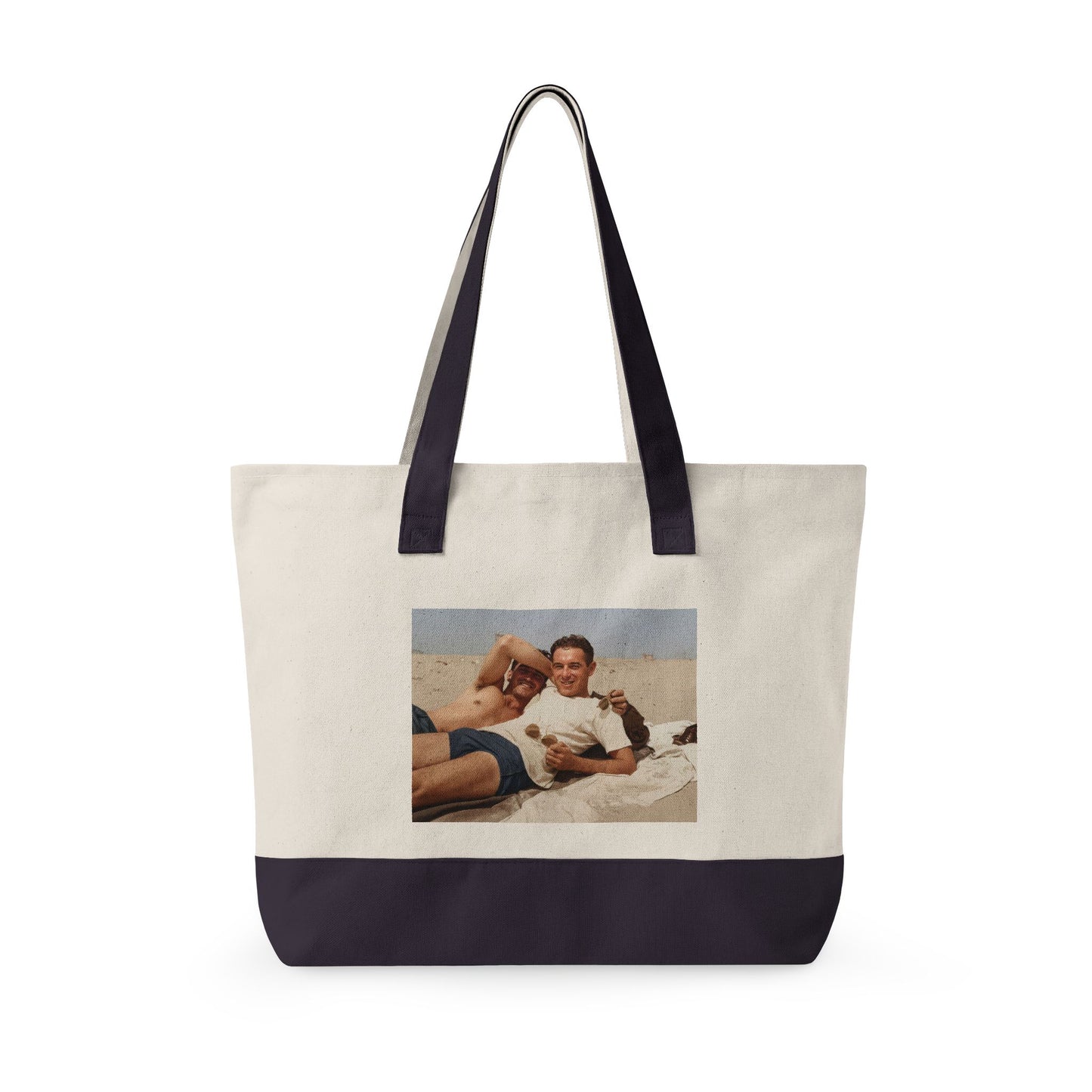 Beach Day Zippered Canvas Tote | nager 020