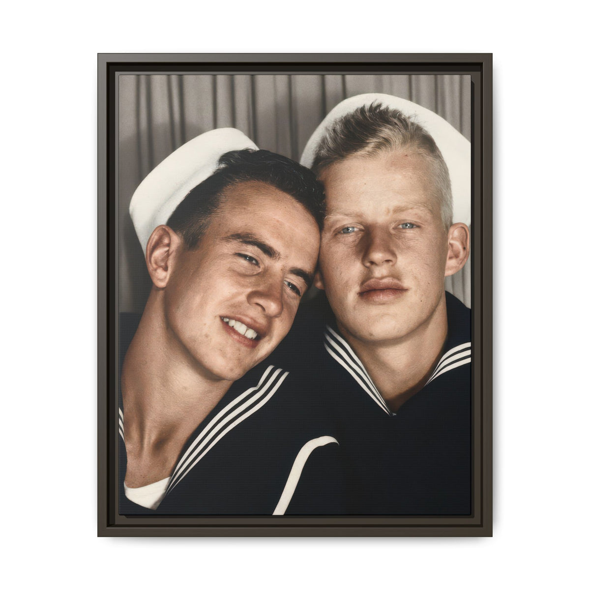 paire 158 | Framed Vintage Photo - Matte Canvas