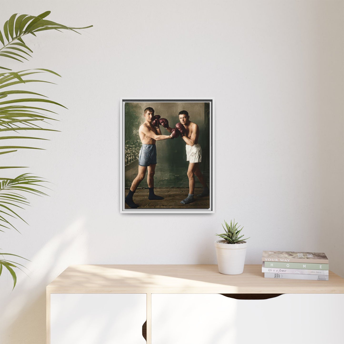 athlétisme 003 | Framed Vintage Photo - Matte Canvas