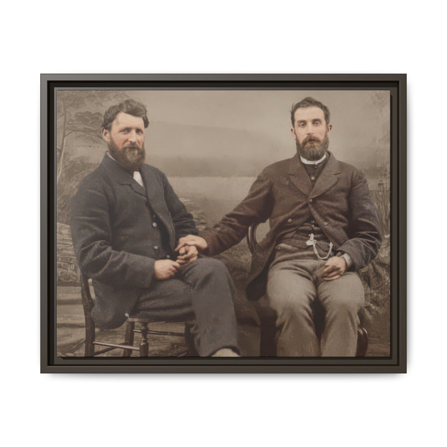 paire 110 | Framed Vintage Photo - Matte Canvas