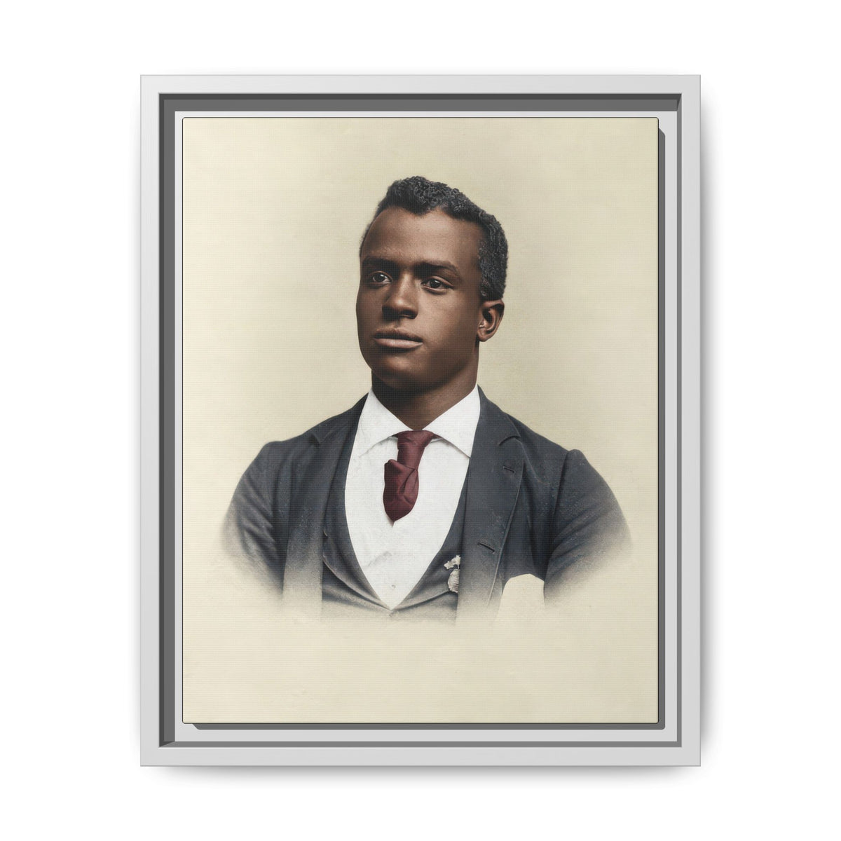 celibataire 027 | Framed Vintage Photo - Matte Canvas