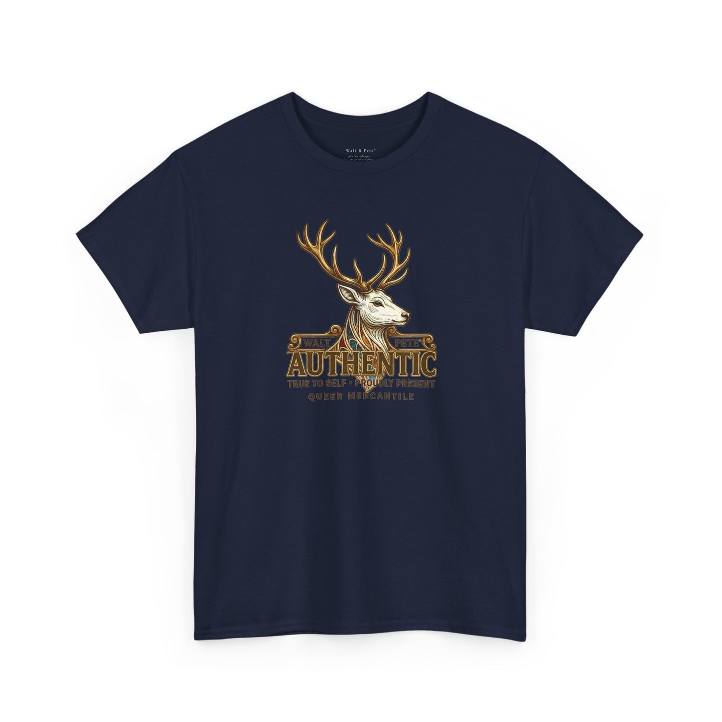 Authentic Pride T-Shirt | True To Self & Proudly Present LGBTQ Identity Graphic Tee