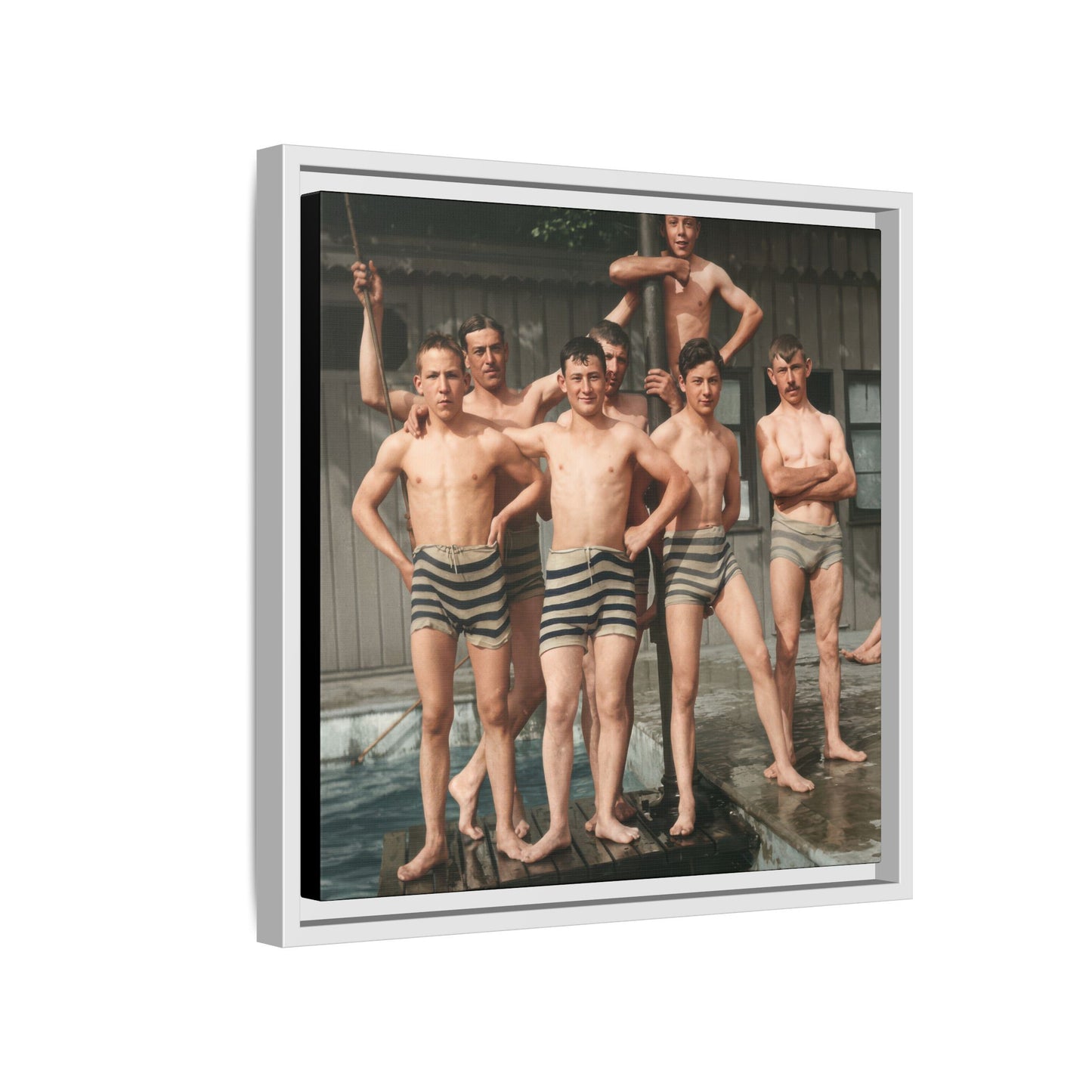nager 010 | Framed Vintage Photo - Matte Canvas