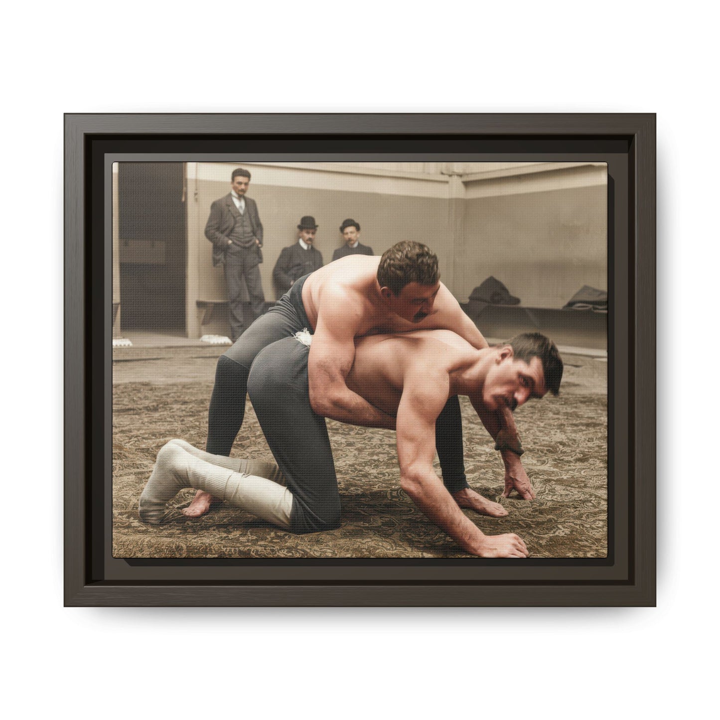 athlétisme 007 | Framed Vintage Photo - Matte Canvas