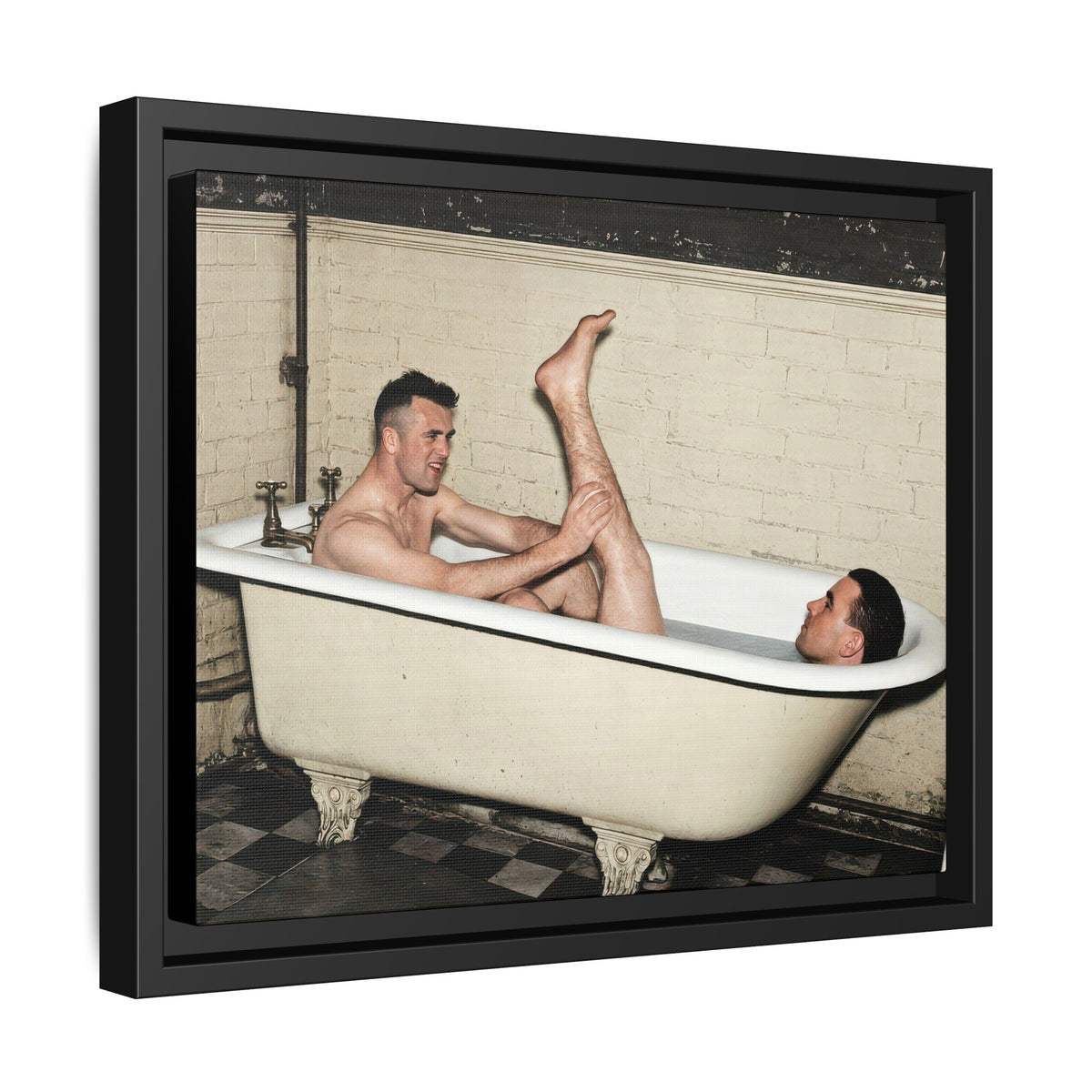 paire 162 | Framed Vintage Photo - Matte Canvas