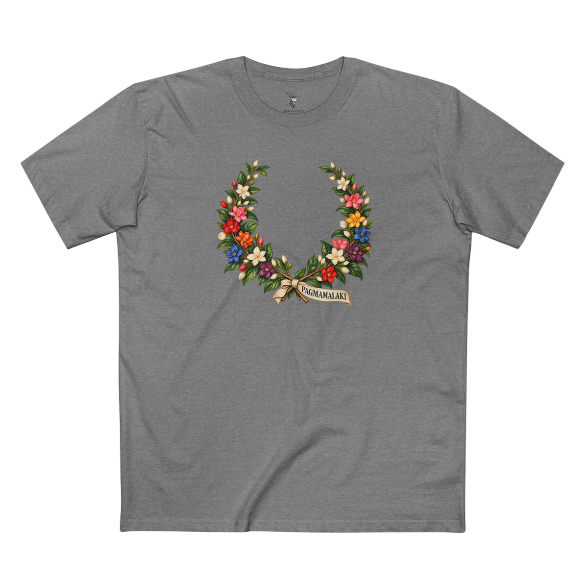 Pagmamalaki Philippine Sampaguita Laurel Wreath Pride T-Shirt