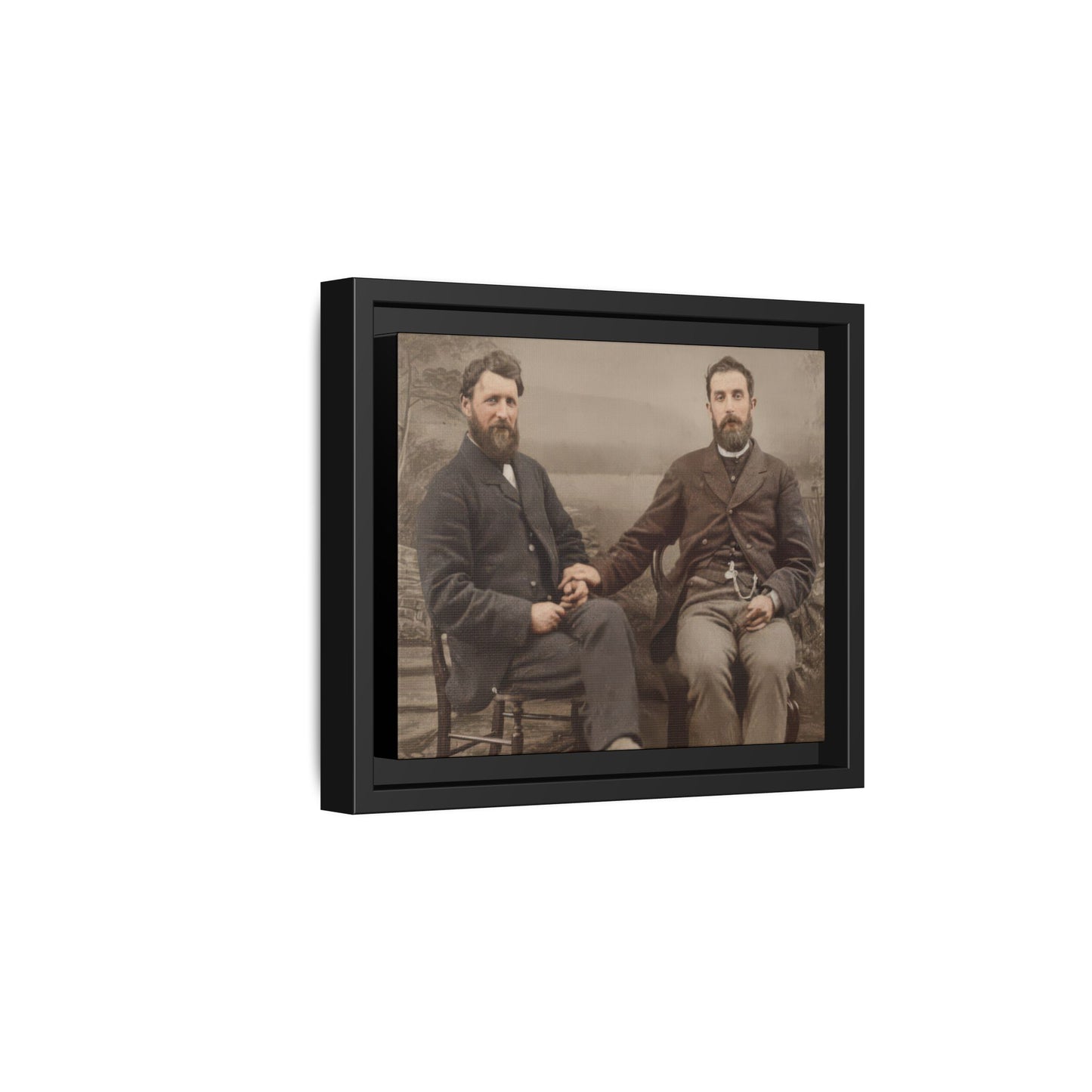 paire 110 | Framed Vintage Photo - Matte Canvas