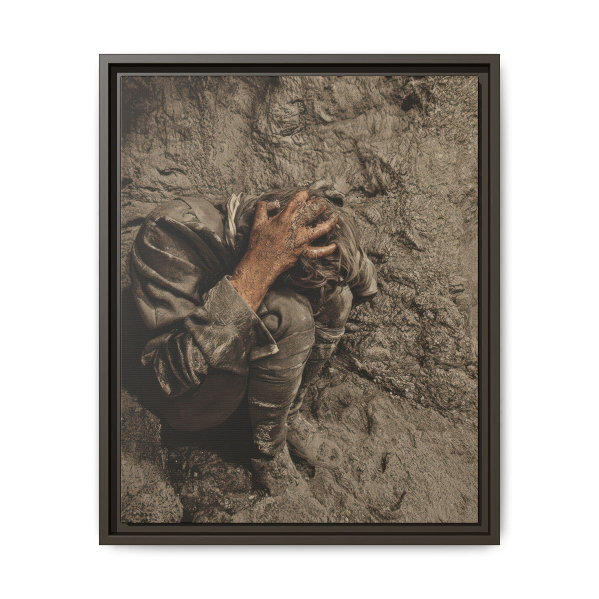 celibataire 040 | Framed Vintage Photo - Matte Canvas