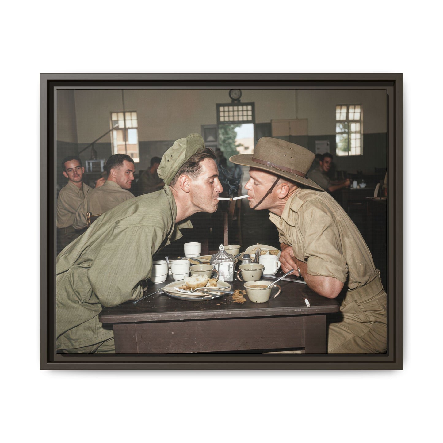 paire 143 | Framed Vintage Photo - Matte Canvas