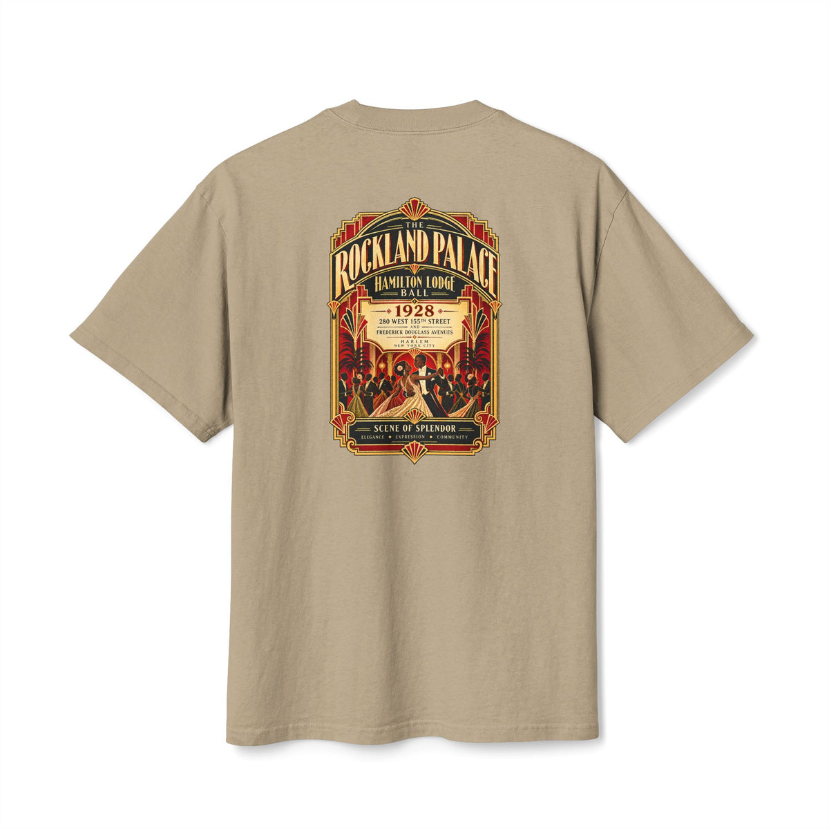 Rockland Palace Hamilton Lodge Ball 1928 | Harlem LGBTQ History Heritage T-Shirt