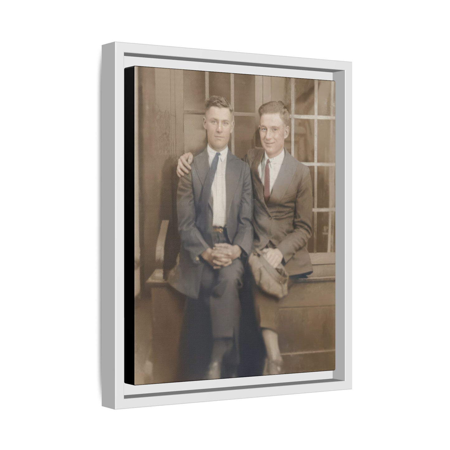 paire 105 | Framed Vintage Photo - Matte Canvas