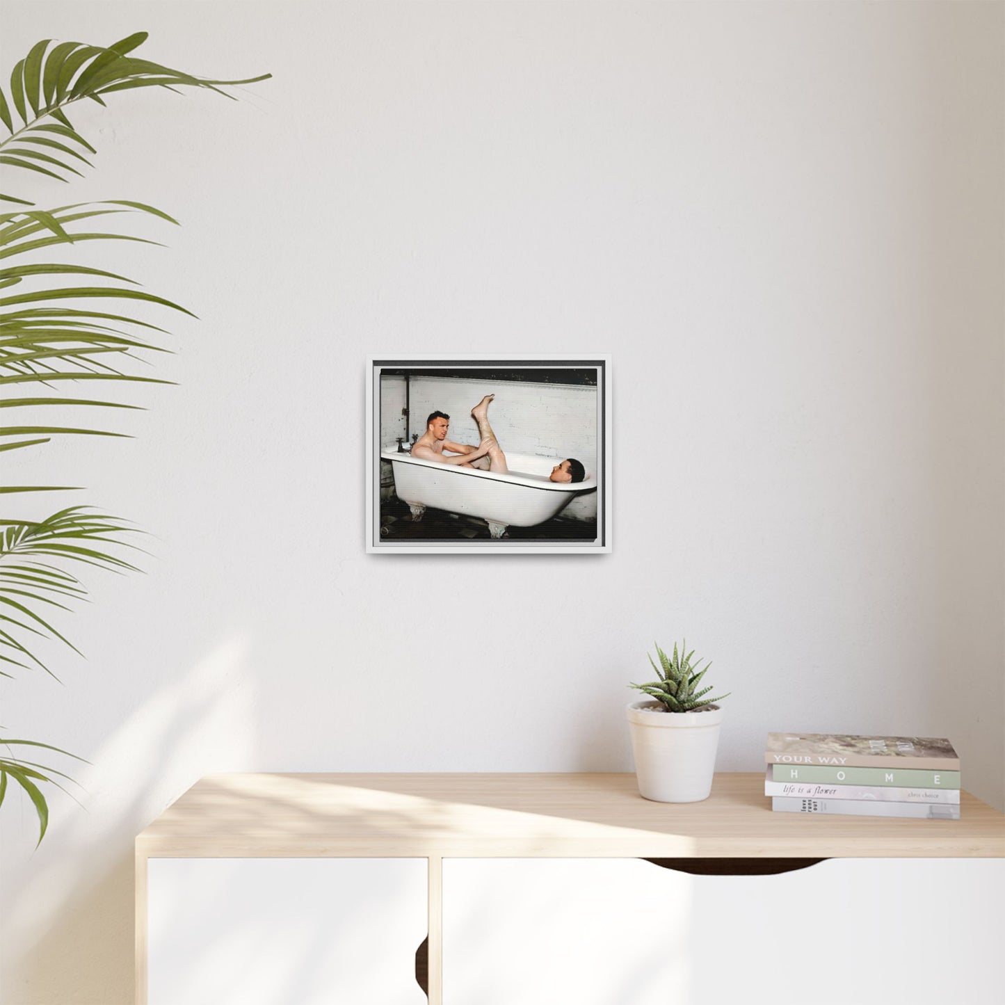 paire 123 | Framed Vintage Photo - Matte Canvas