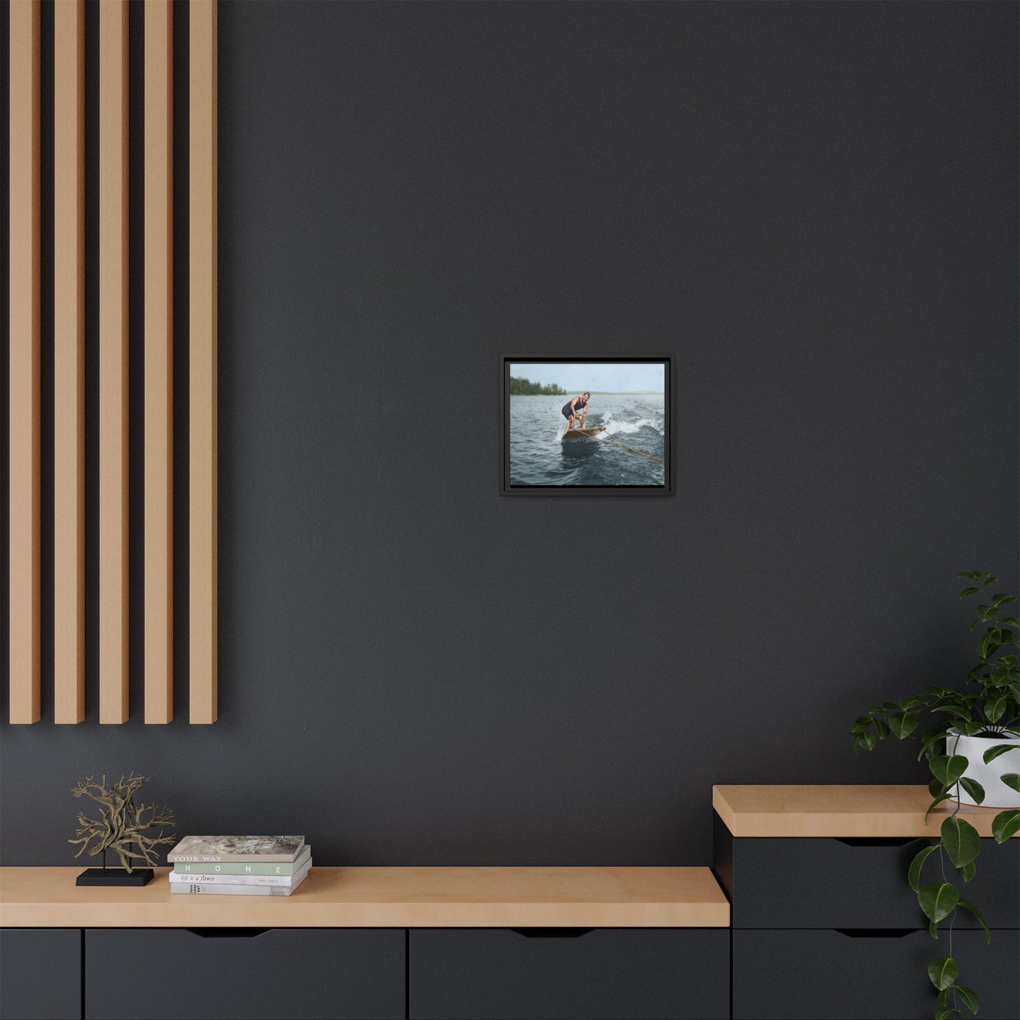 nager 015 | Framed Vintage Photo - Matte Canvas