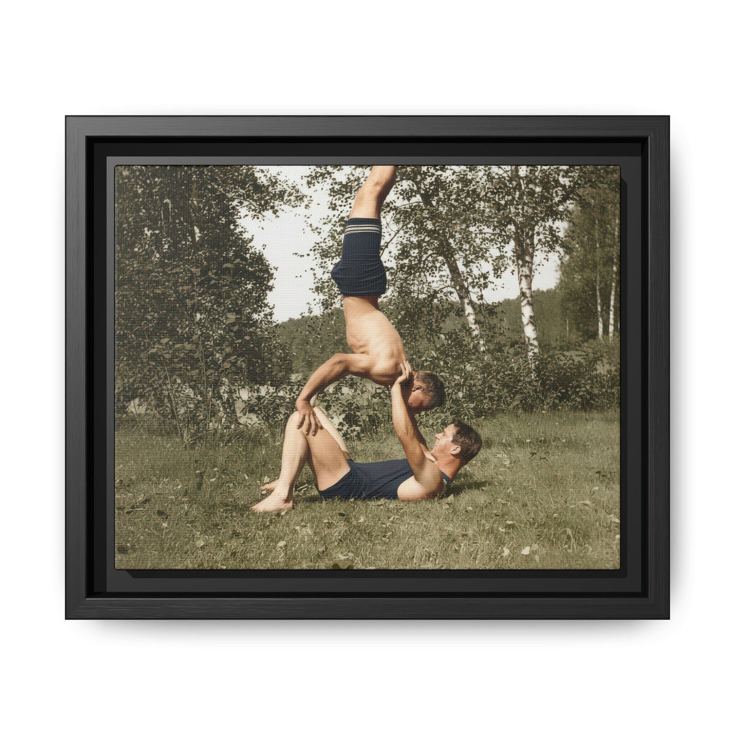 nager 017 | Framed Vintage Photo - Matte Canvas