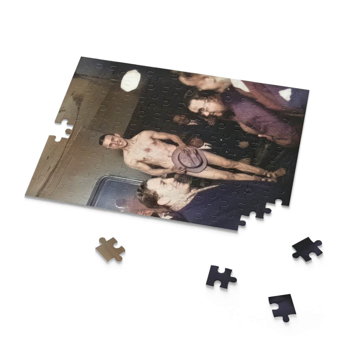 Vintage Entertainer with a Hat Jigsaw Puzzle | LGBTQ+ Heritage | hommes 017
