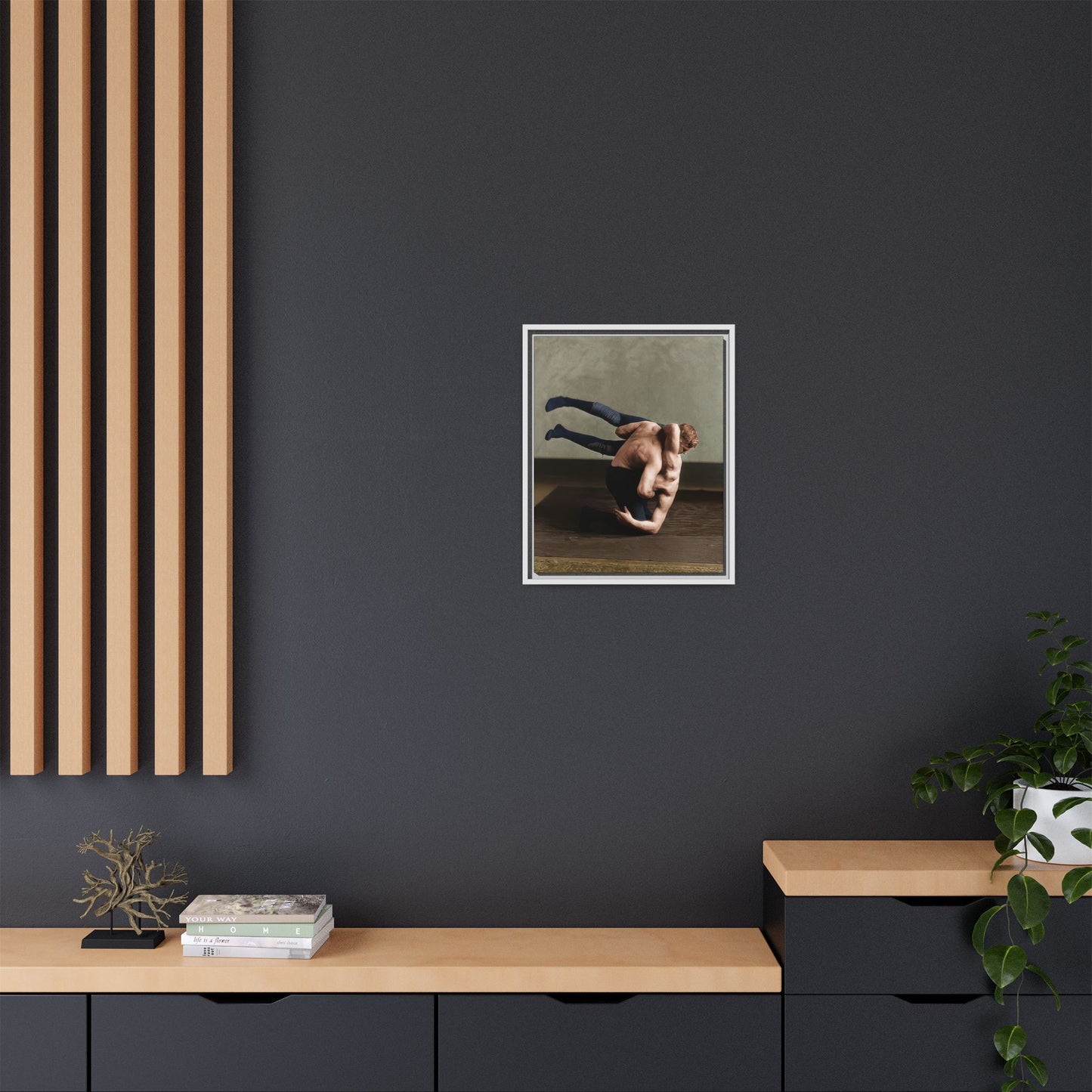 athlétisme 026 | Framed Vintage Photo - Matte Canvas