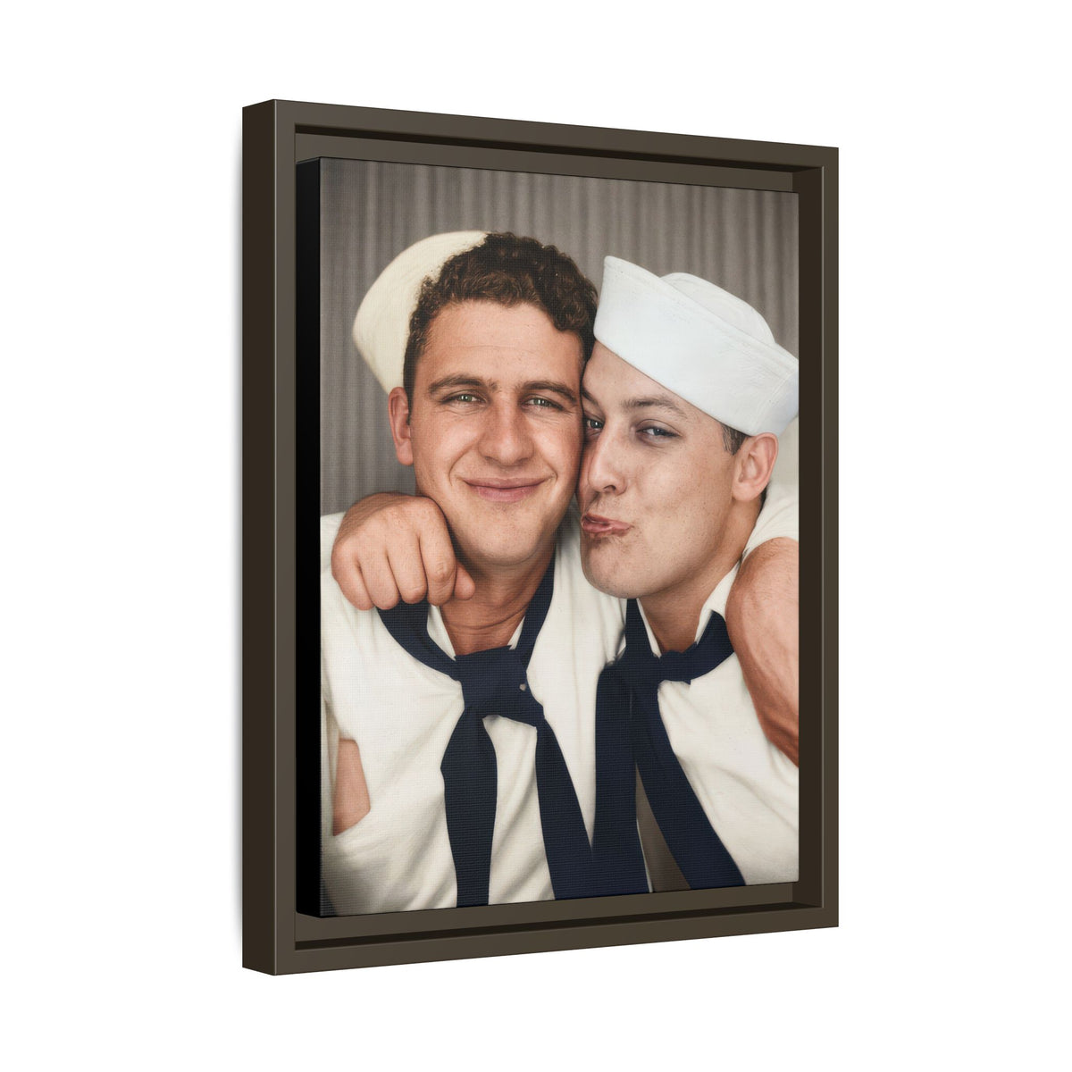 paire 159 | Framed Vintage Photo - Matte Canvas