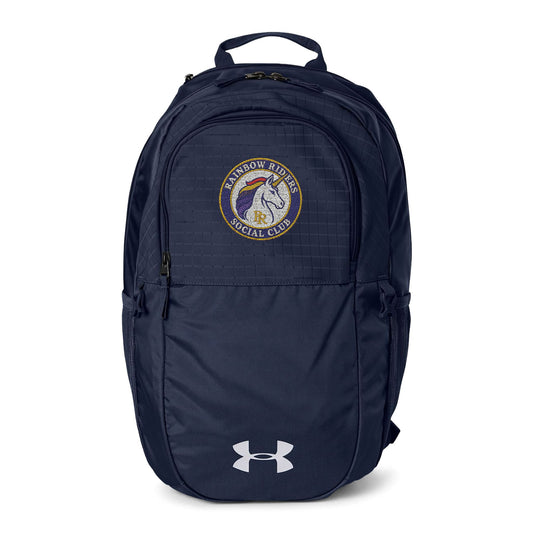Rainbow Riders Social Club Embroidered Backpack