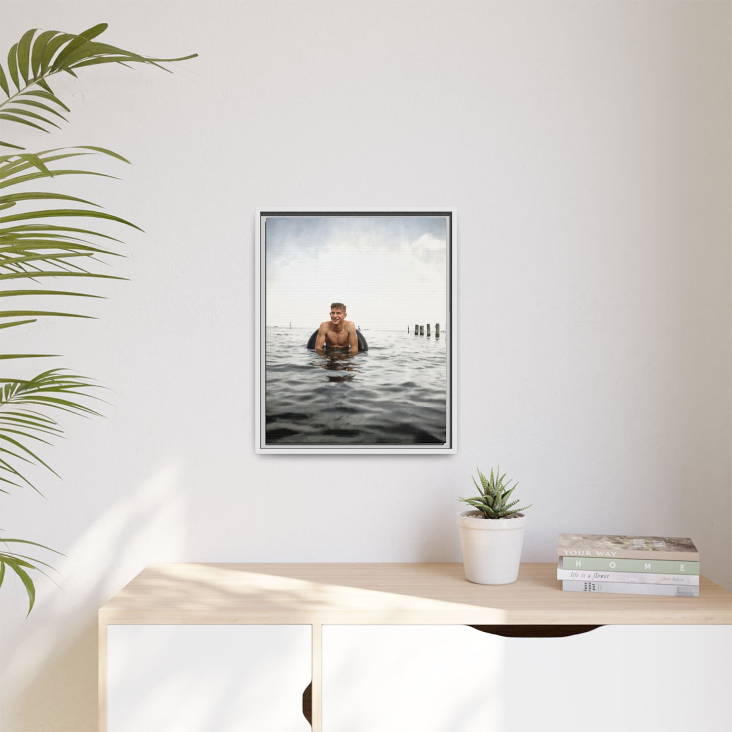 nager 034 | Framed Vintage Photo - Matte Canvas