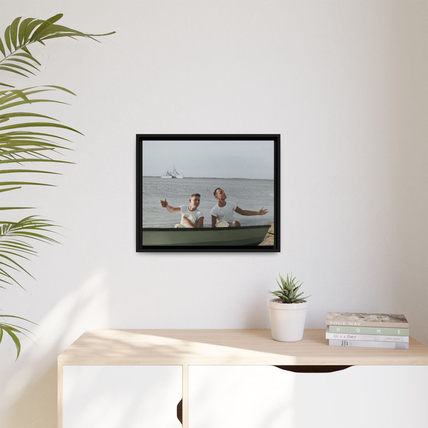 paire 099 | Framed Vintage Photo - Matte Canvas