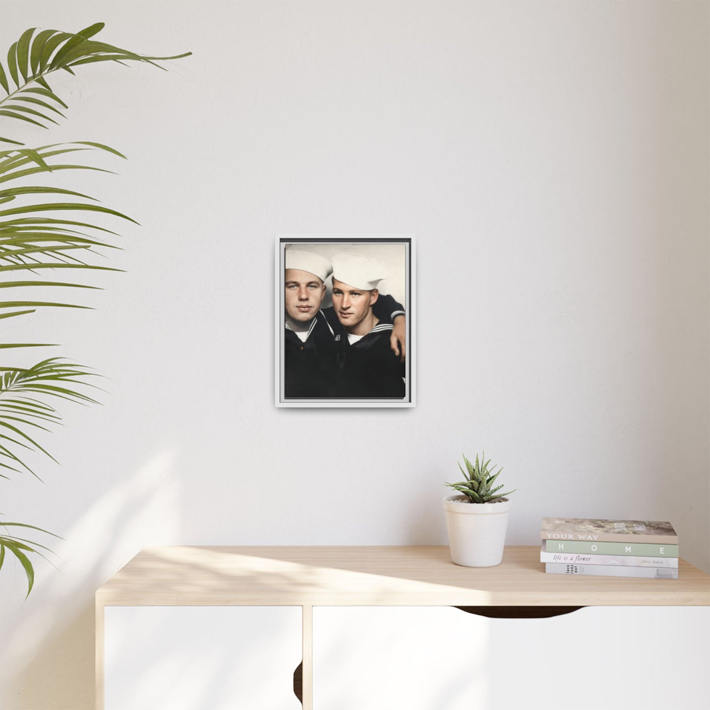 paire 078 | Framed Vintage Photo - Matte Canvas