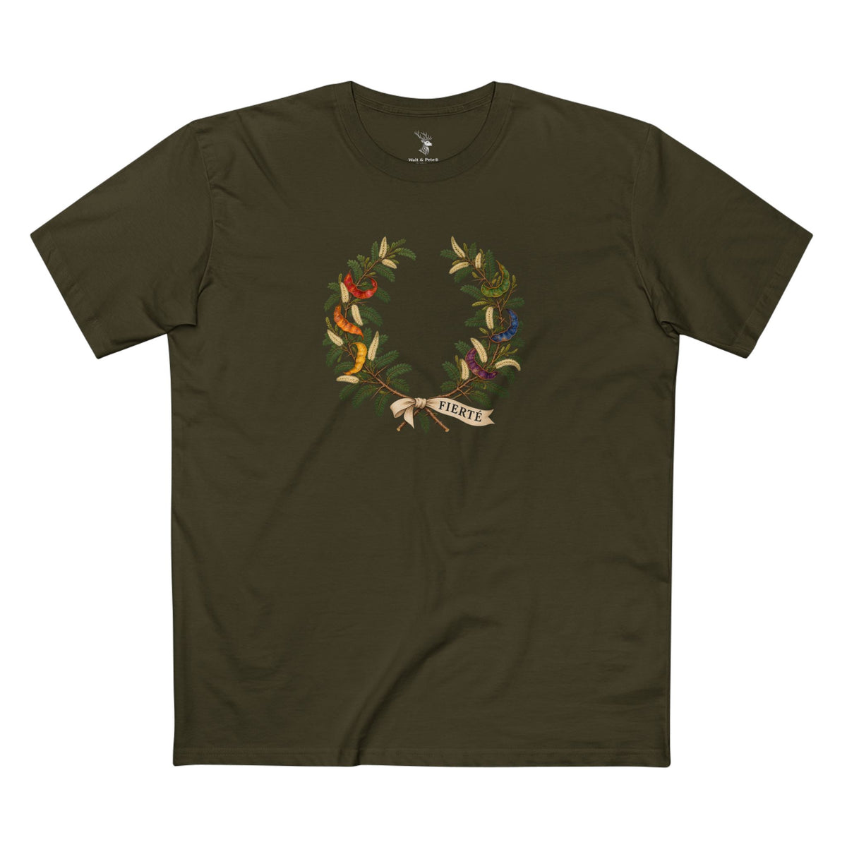 Zambian Miombo Pride Laurel Wreath T-Shirt — Collective Renewal