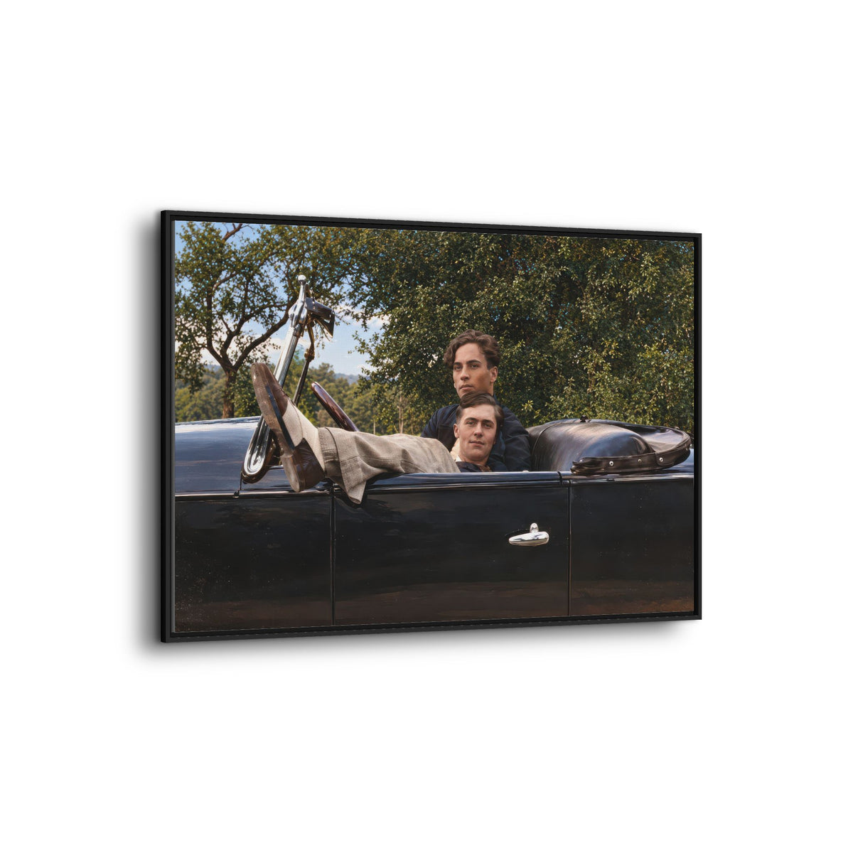 paire 164 | Framed Vintage Photo - Matte Canvas
