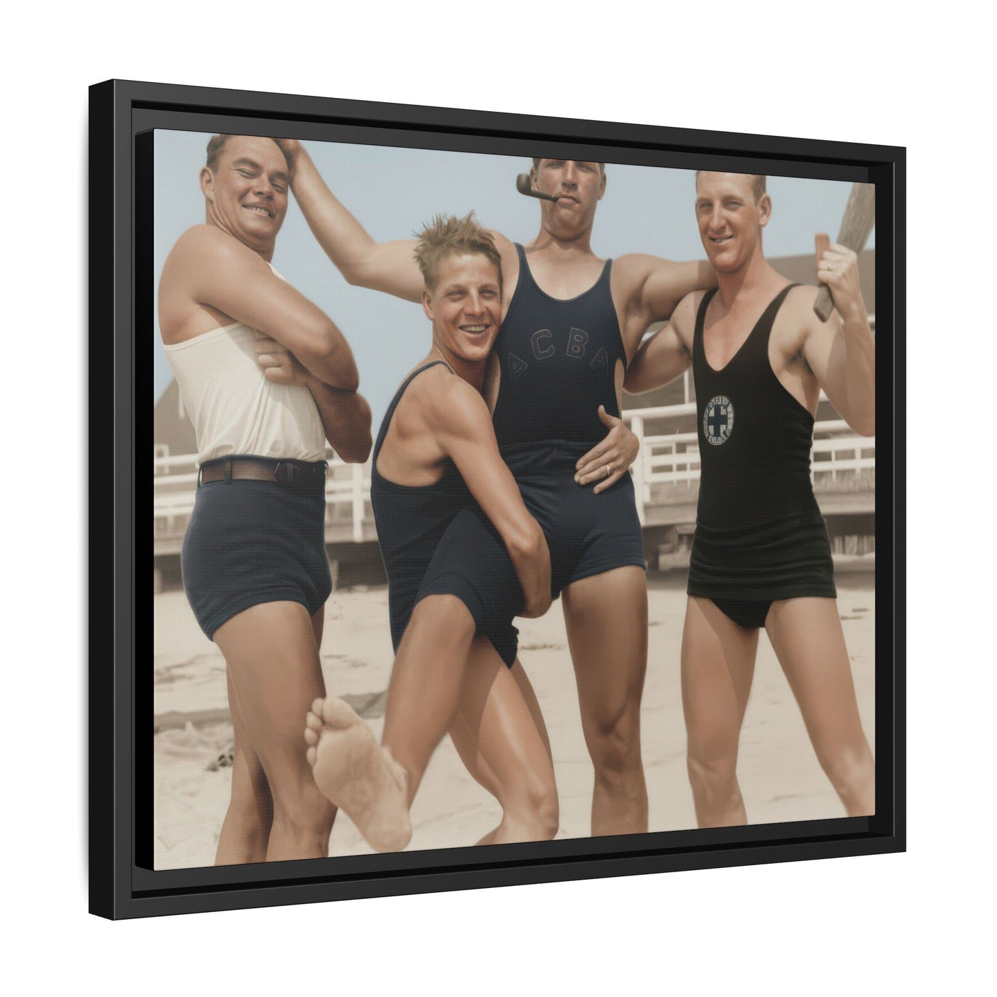 nager 028 | Framed Vintage Photo - Matte Canvas