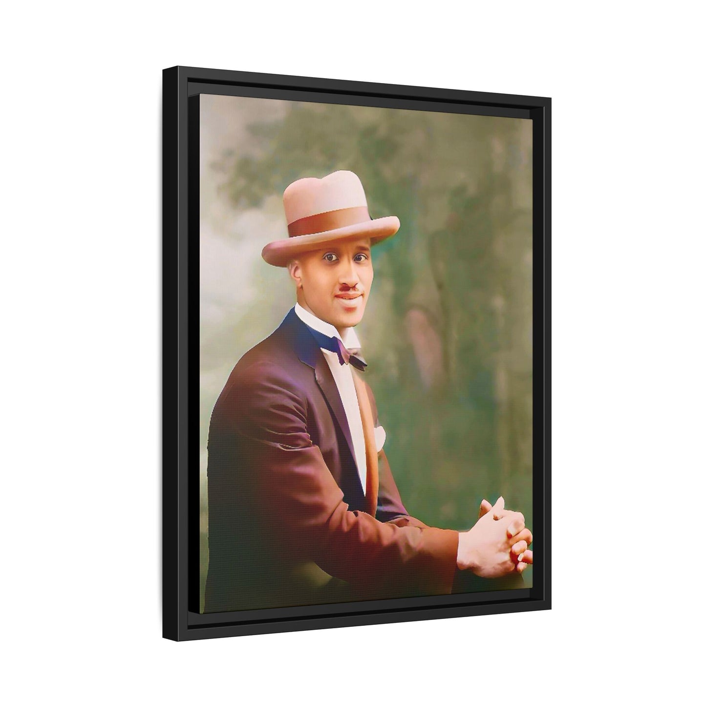 celibataire 004 | Framed Vintage Photo - Matte Canvas