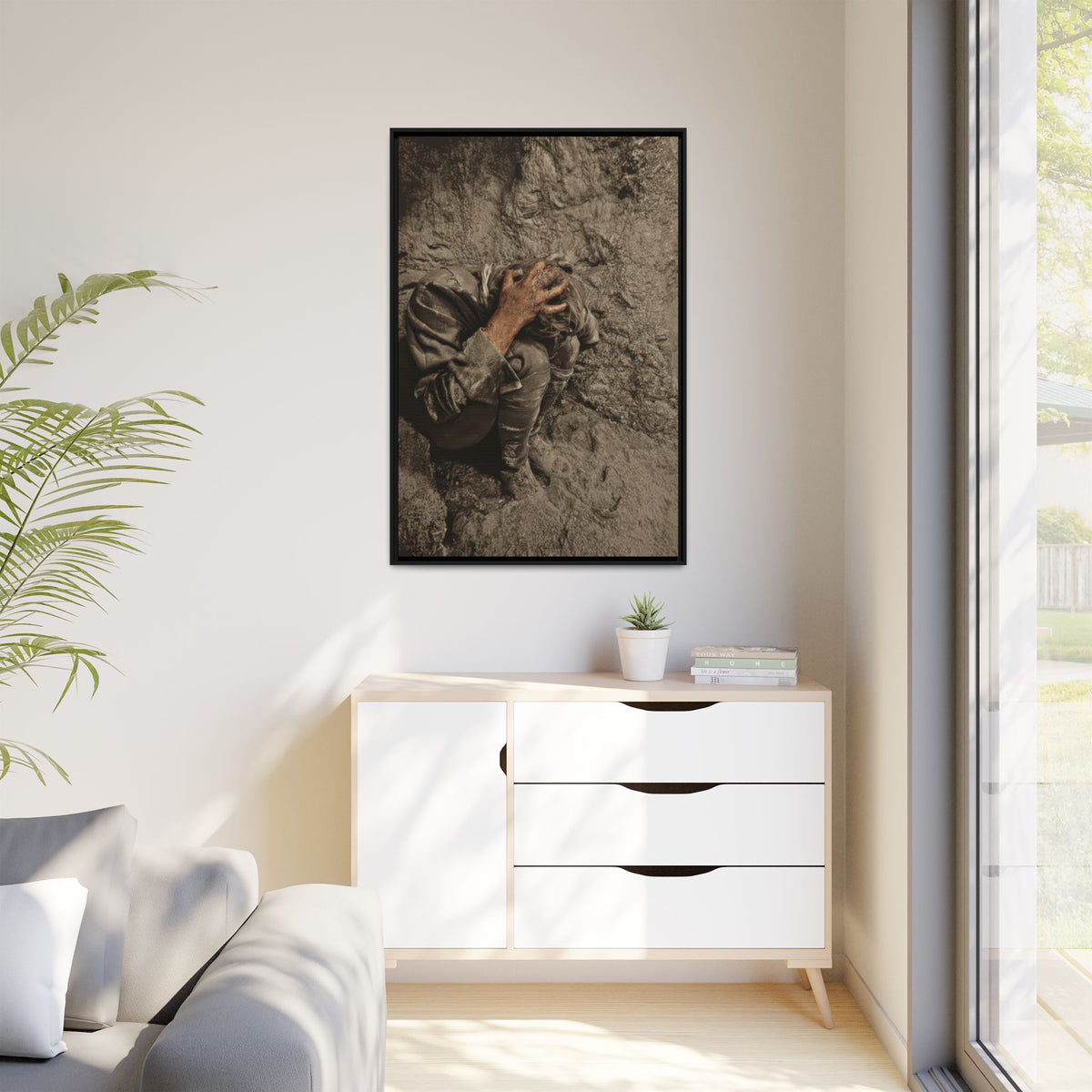 celibataire 040 | Framed Vintage Photo - Matte Canvas