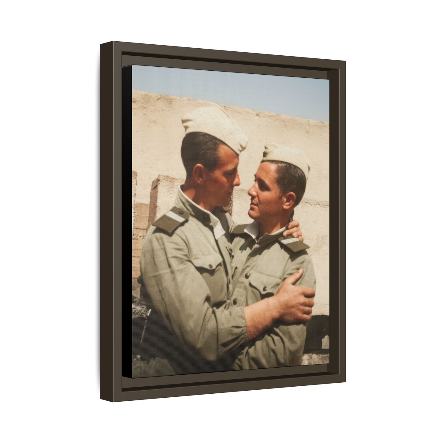 paire 133 | Framed Vintage Photo - Matte Canvas