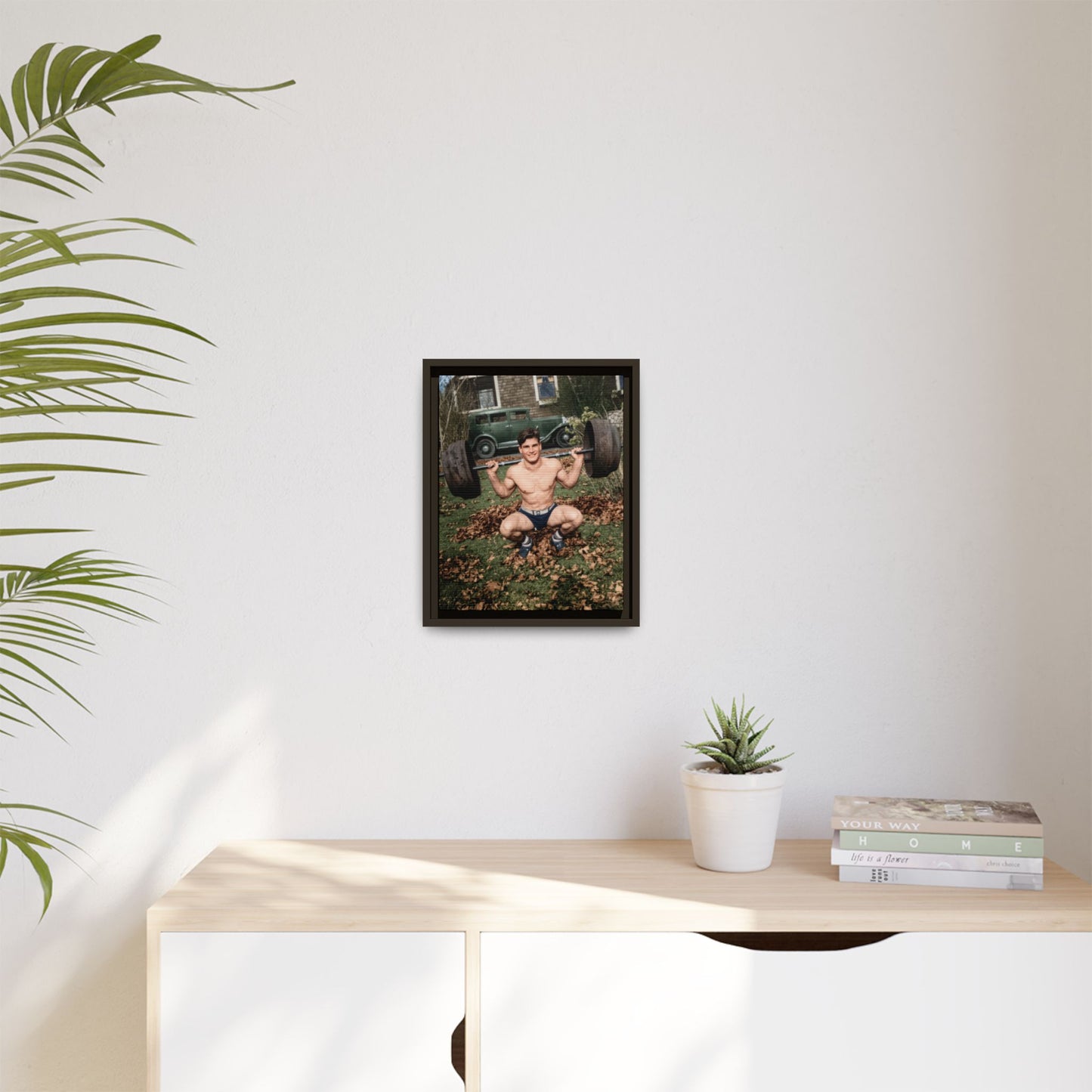 athlétisme 051 | Framed Vintage Photo - Matte Canvas