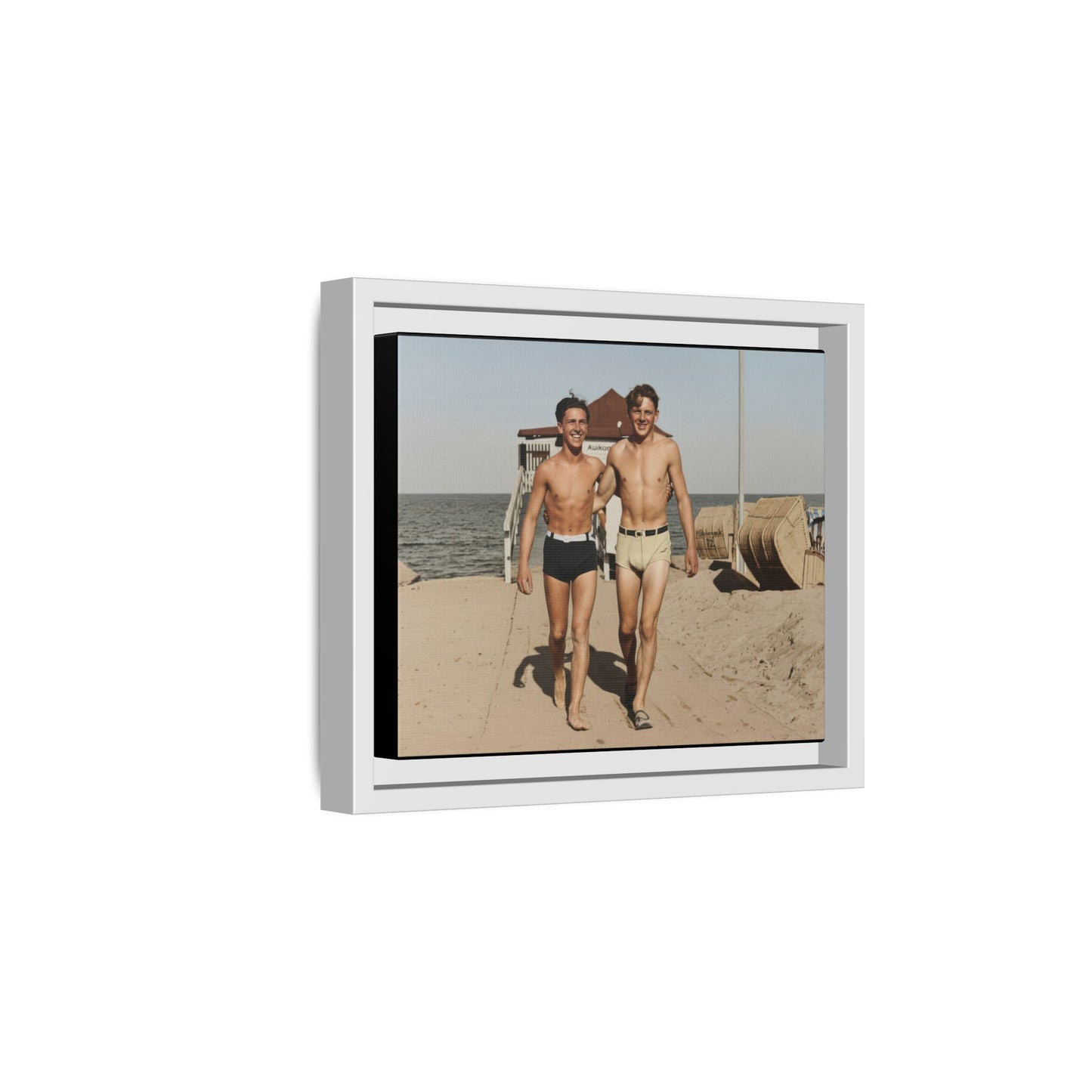 nager 003 | Framed Vintage Photo - Matte Canvas
