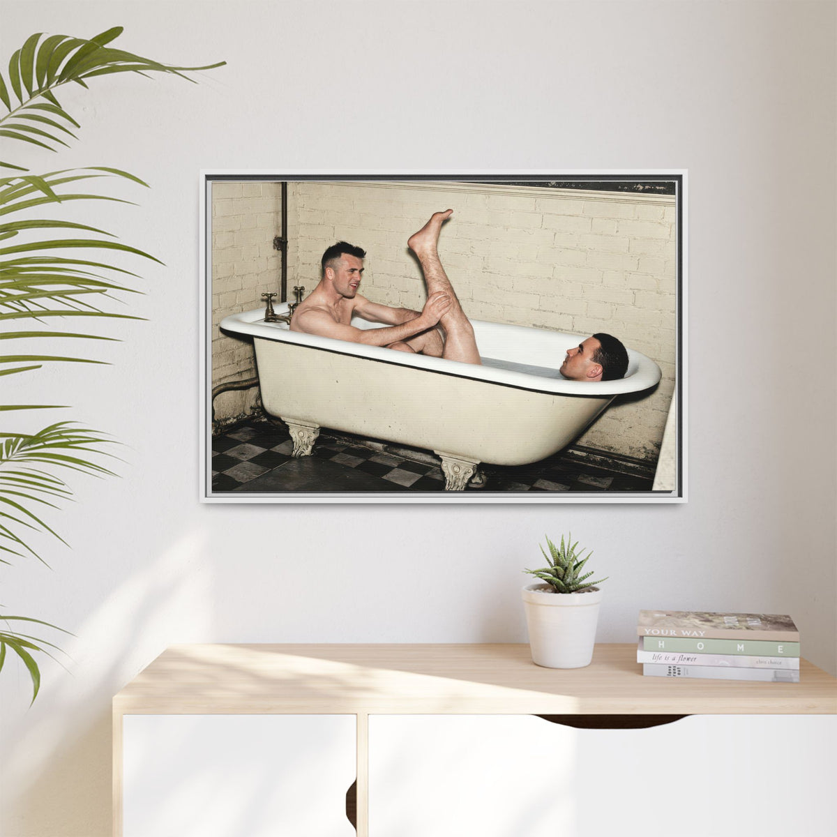 paire 162 | Framed Vintage Photo - Matte Canvas