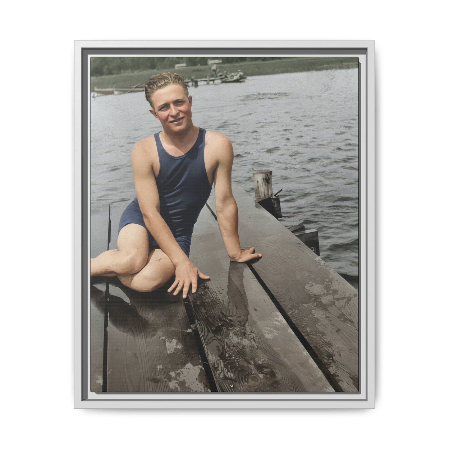 nager 038 | Framed Vintage Photo - Matte Canvas
