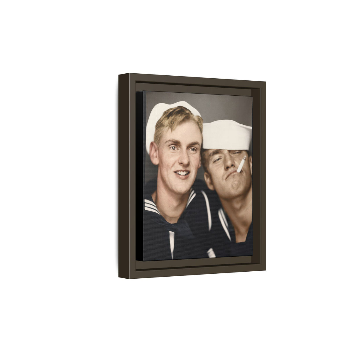 paire 153 | Framed Vintage Photo - Matte Canvas