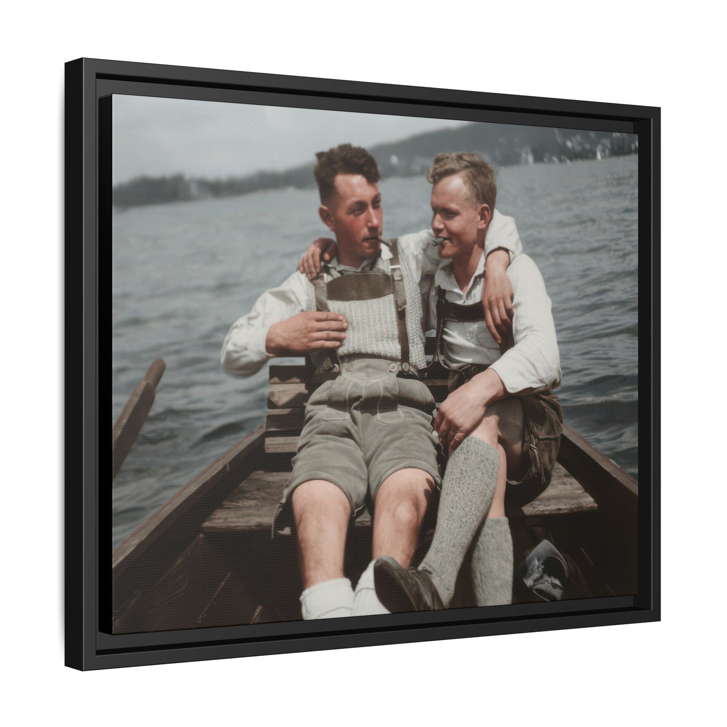paire 116 | Framed Vintage Photo - Matte Canvas