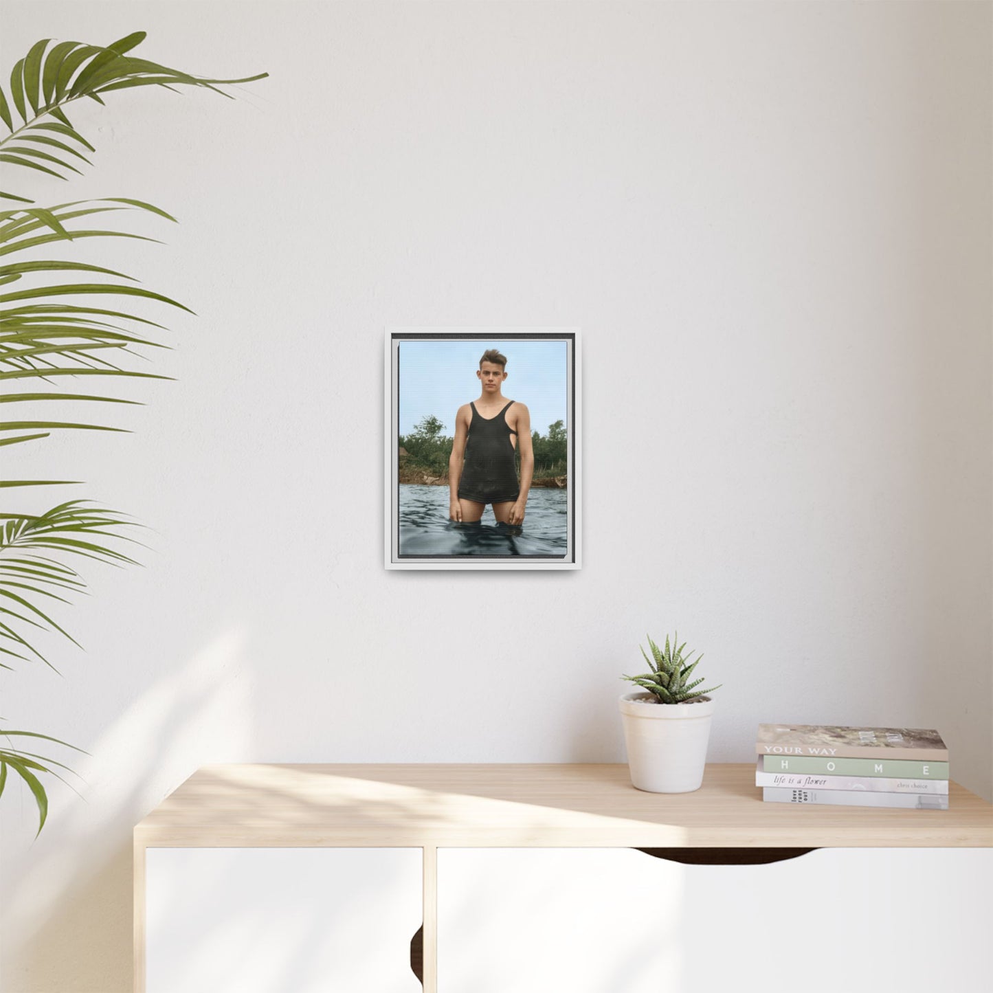 nager 019 | Framed Vintage Photo - Matte Canvas