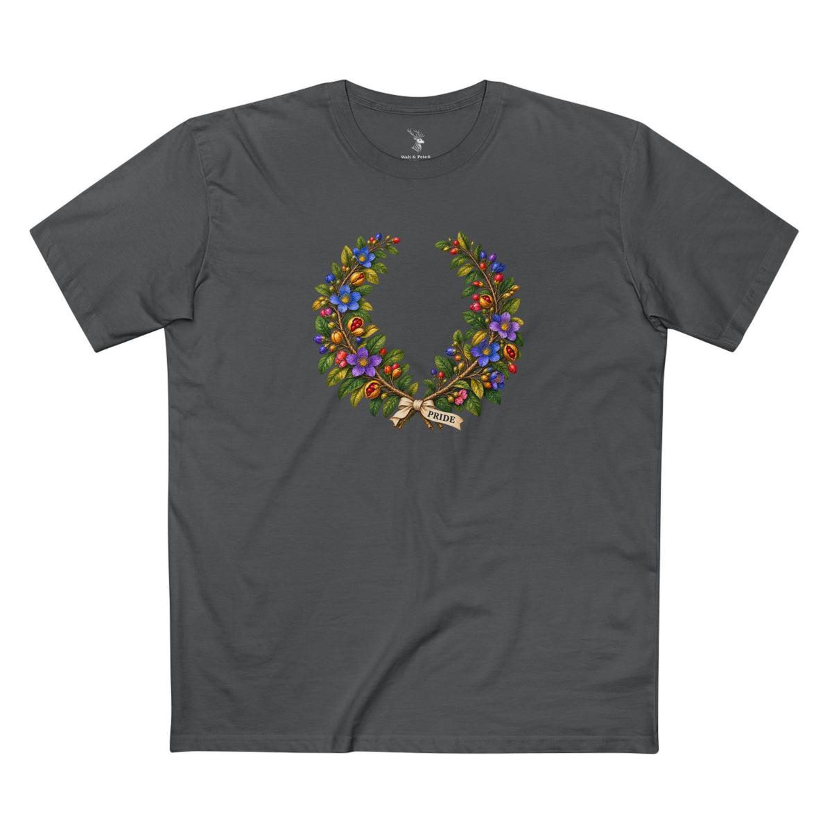 Jamaican Lignum Vitae Pride T-Shirt | LGBTQ+ Laurel Wreath Tee