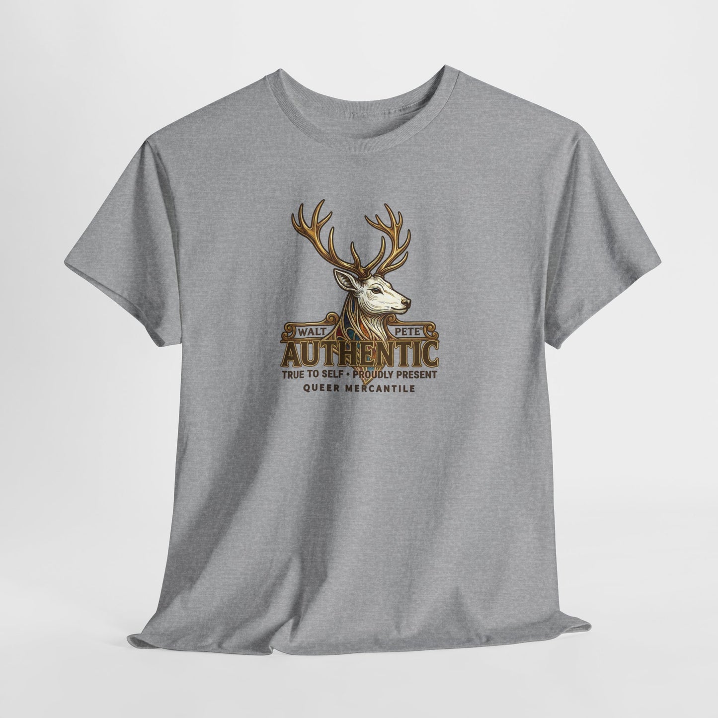 Authentic Pride T-Shirt | True To Self & Proudly Present LGBTQ Identity Graphic Tee